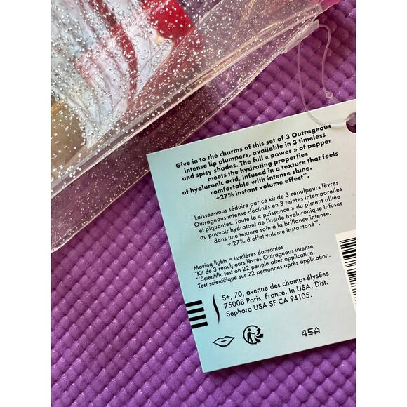 Sephora Moving Lights Outrageous Intense 3 Lip Plumpers Set Limited Edition NEW - Picture 5 of 6